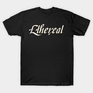 lettering Ethereal T-Shirt